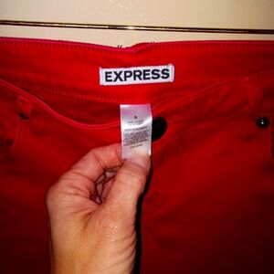 Express Hot Pink Jeggings